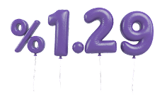 Başlayan düşük Faiz oranları