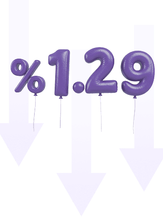 Başlayan düşük Faiz oranları